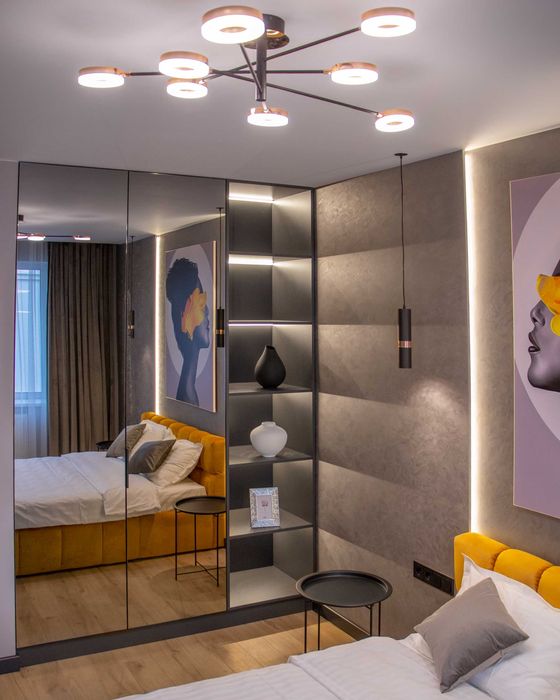 Апартаменти у центрі Львова для 4 осіб в новобудові з балконом