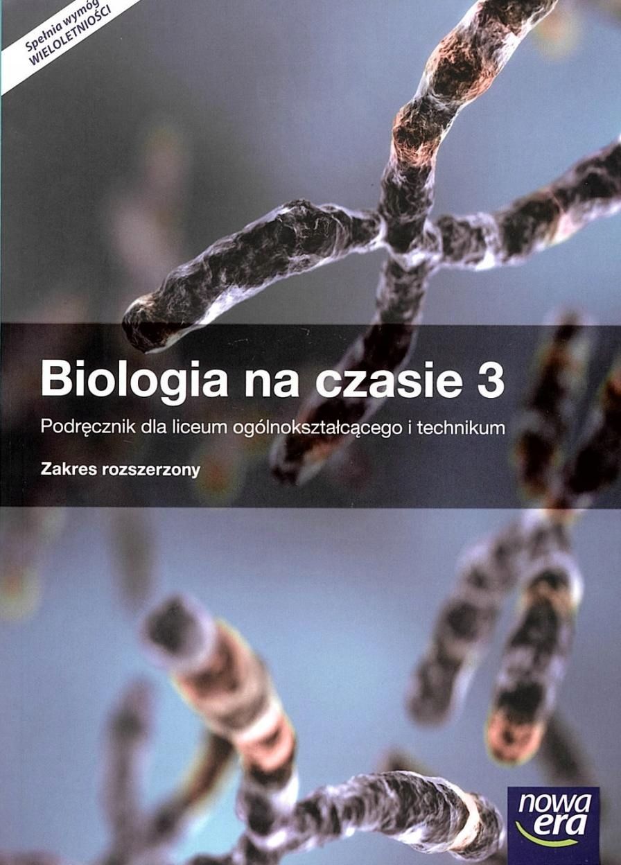 Biologia Na Czasie 3 Podręcznik Zakres Rozszerzony