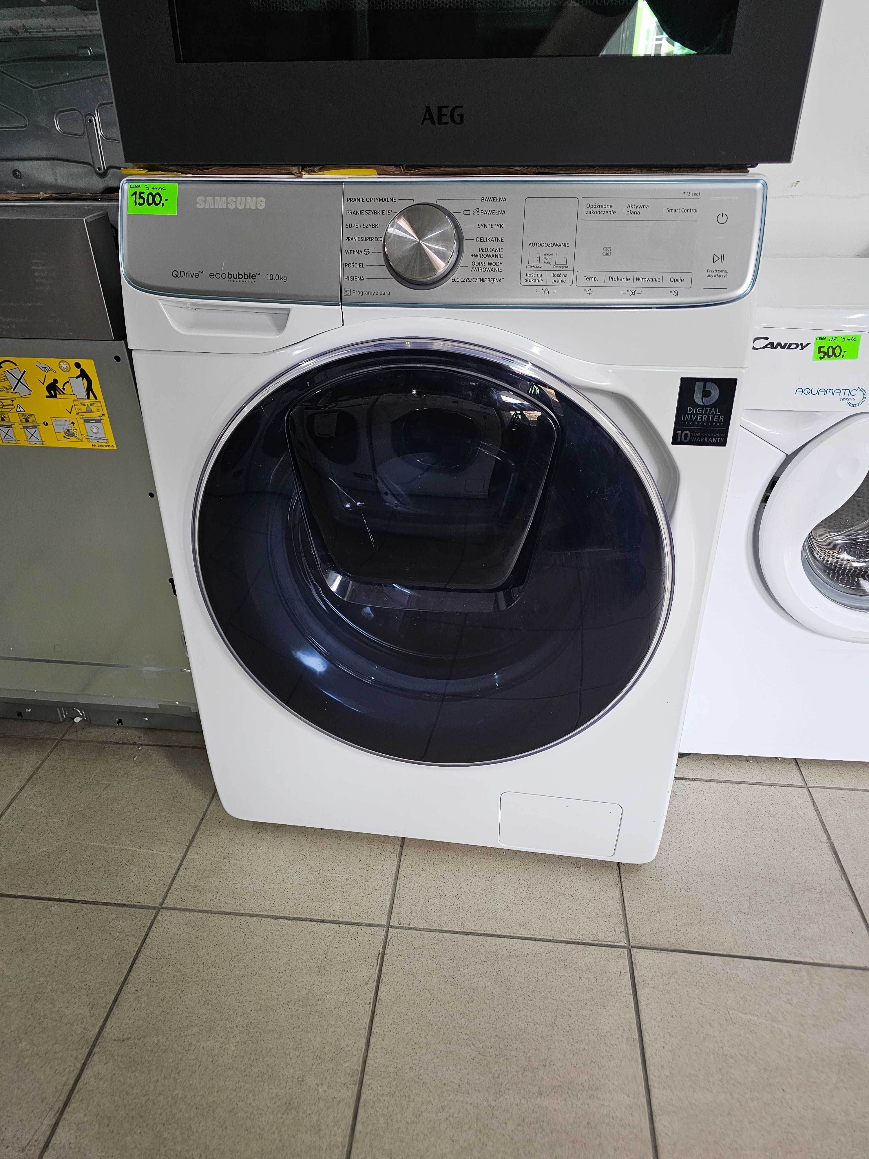 Pralka Samsung 10kg QuickDrive ADDWASH EcoBubble Autodozowanie |gw3mce