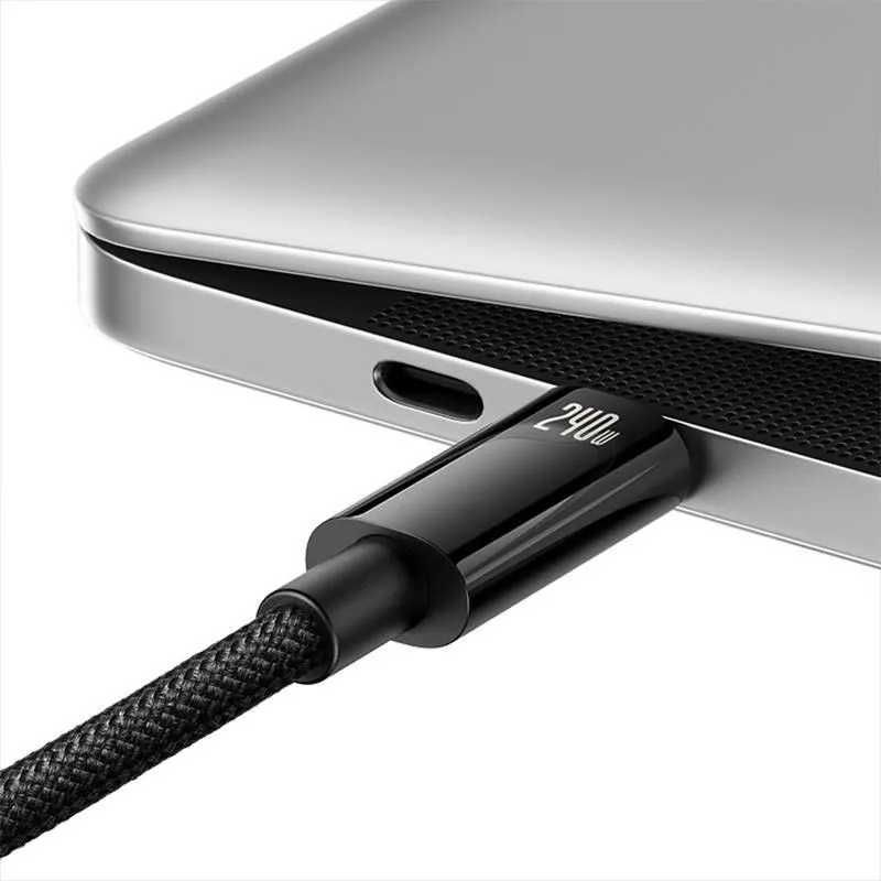 Baseus Kabel Usb Gold 240W 1M czarny