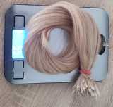 Okazja! Włosy słowiańskie blond naturalne 55 cm