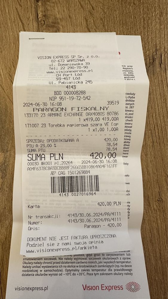Okulary przeciwloneczne Armani Exchange