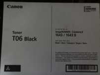 Картридж тонер Canon t06 black новый