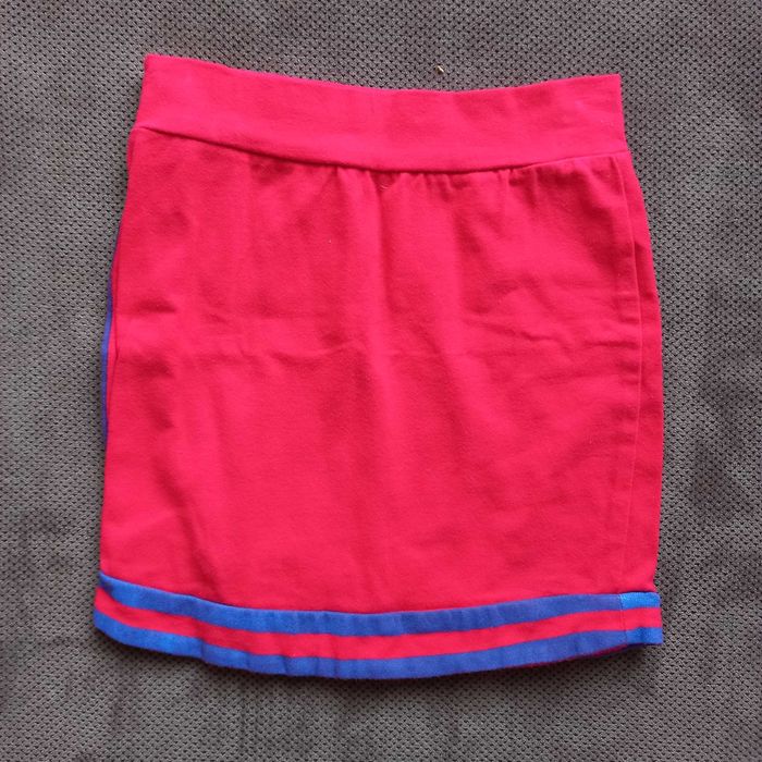 Komplet letni dziewczęcy, spódniczka i bluzeczka, r. 80/86