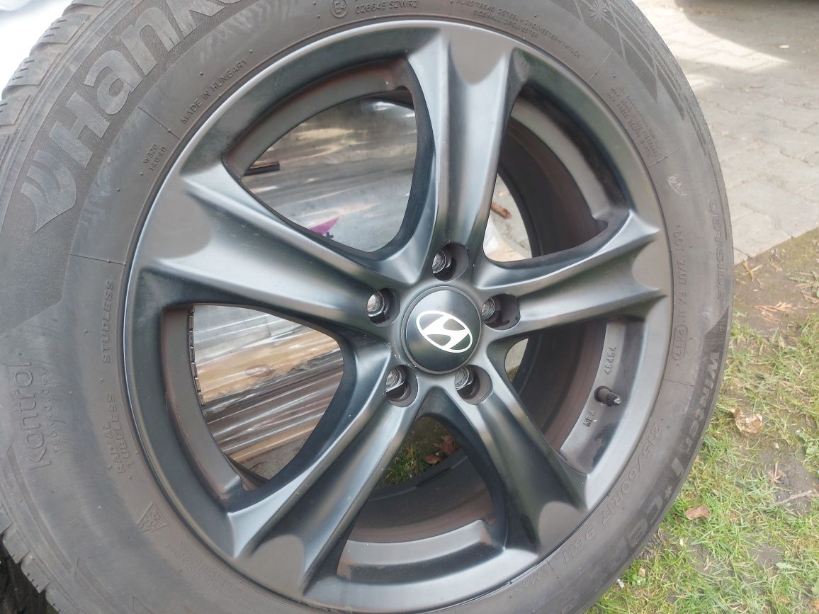 Hyundai felgi 17 cali czarne 5x114,3 Tucson Santafe KIA Sportage