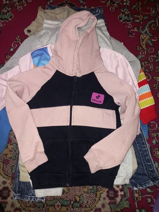 Большой пакет вещей для девочки 128-140 см