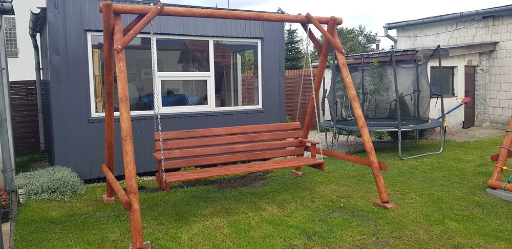 Huśtawka ławeczka ogrodowa ławka