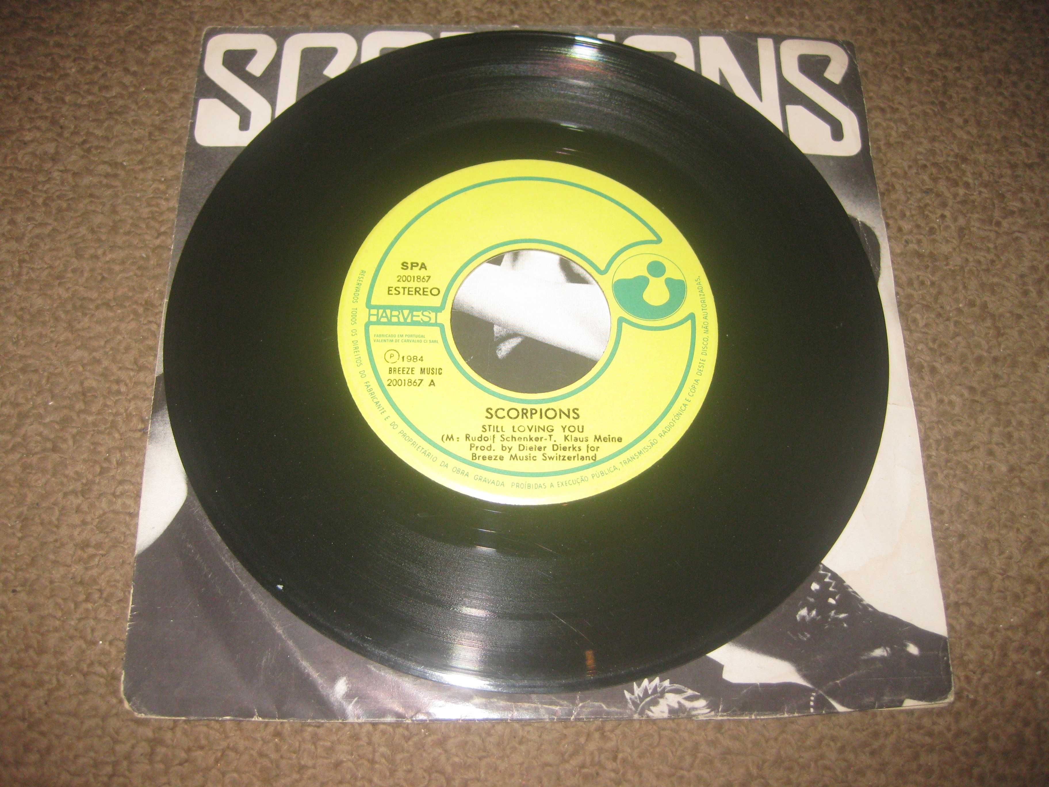 Vinil Single 45 rpm dos Scorpions "Still Loving You"