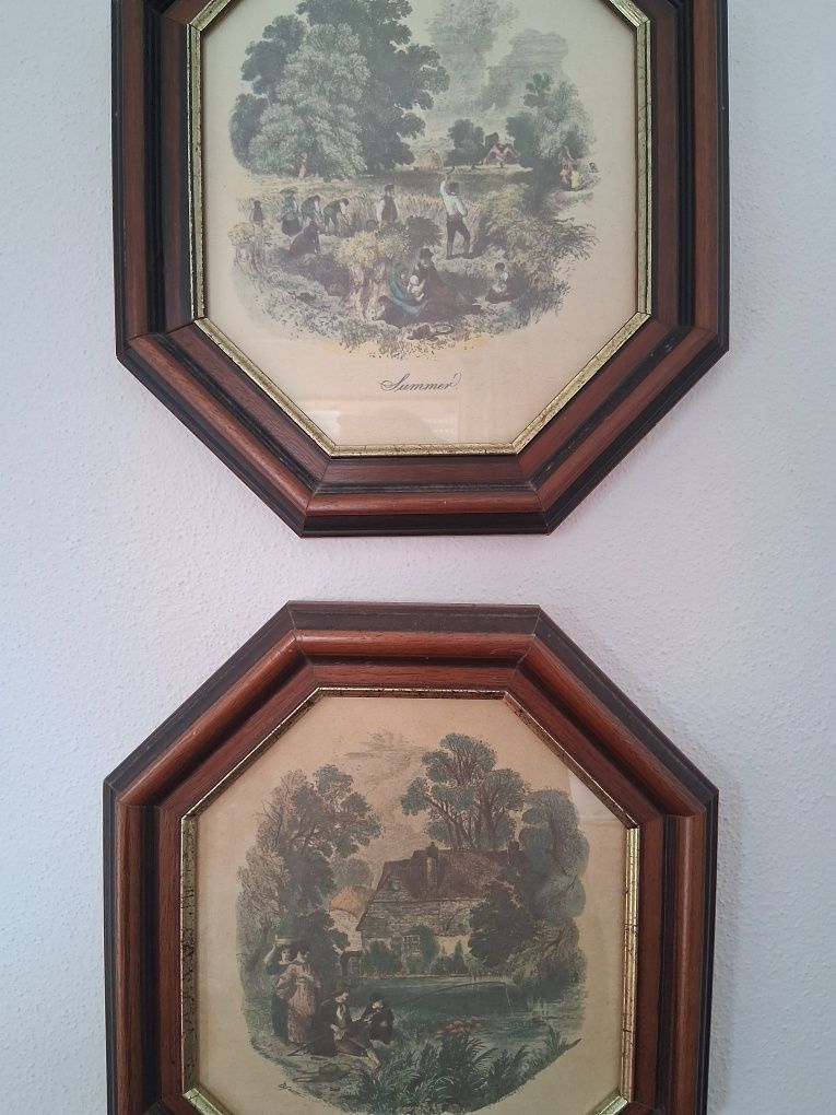 Conjunto de quadros , 2 conjuntos de 4 estações
