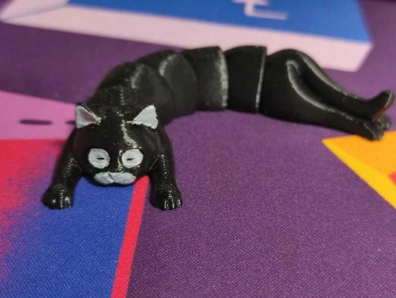 przegubowy kotek druk 3d