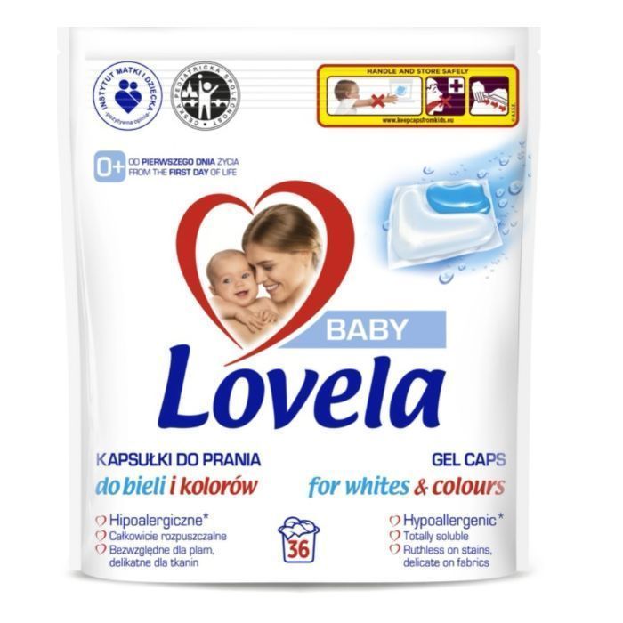 Kapsułki do prania Lovela Baby hipoalergiczne - 36 szt. (P1)