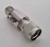 Pára-raios: Lightning arrester N-MALE TO N-FEMALE (Helium miner, HNT)