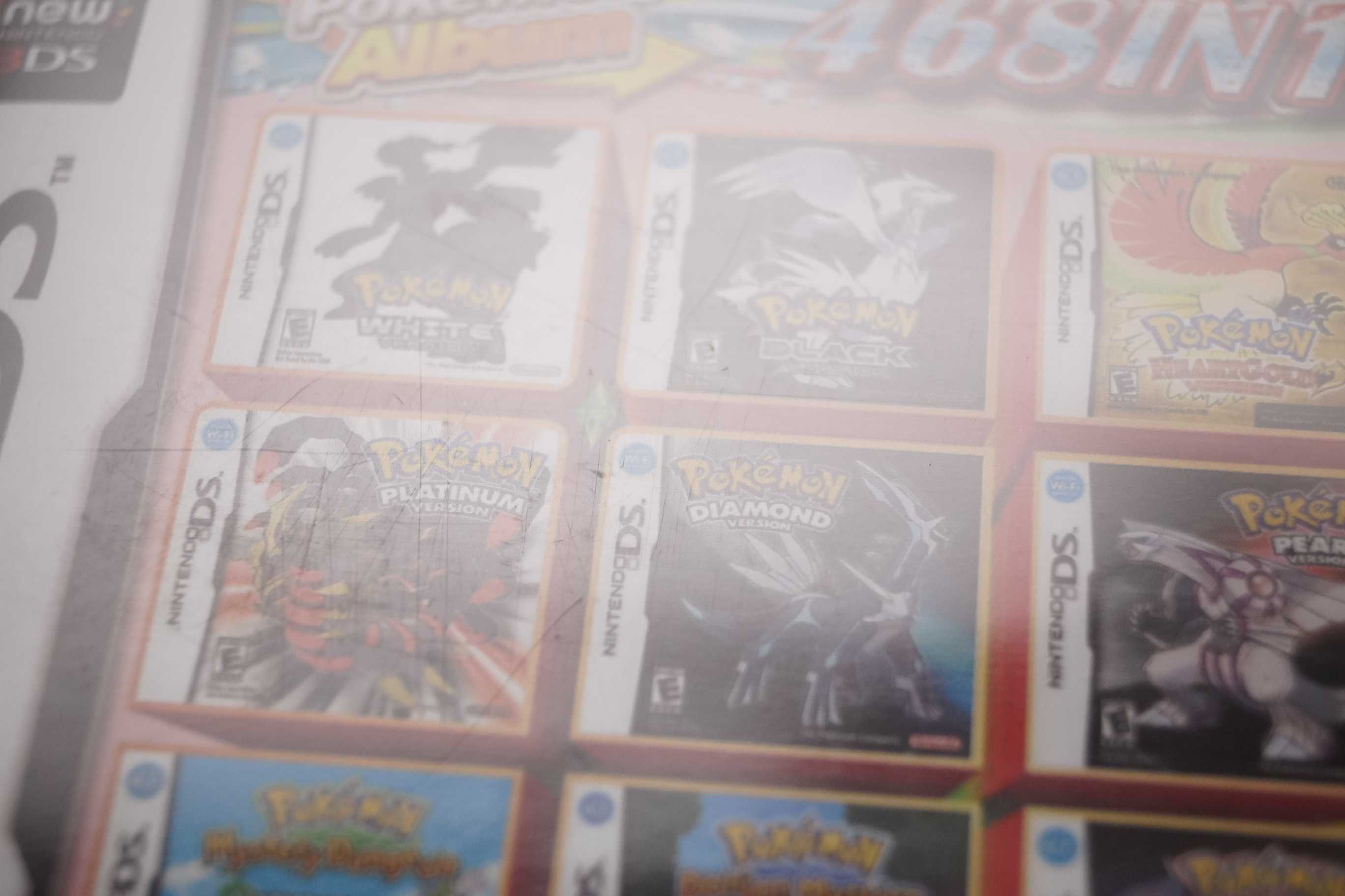 Gra na Nintendo DC 468in1 Pokemon Album 3DS 2DS NDS