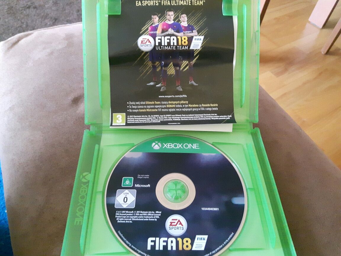 Fifa 18 XBOX ONE - stan BDB