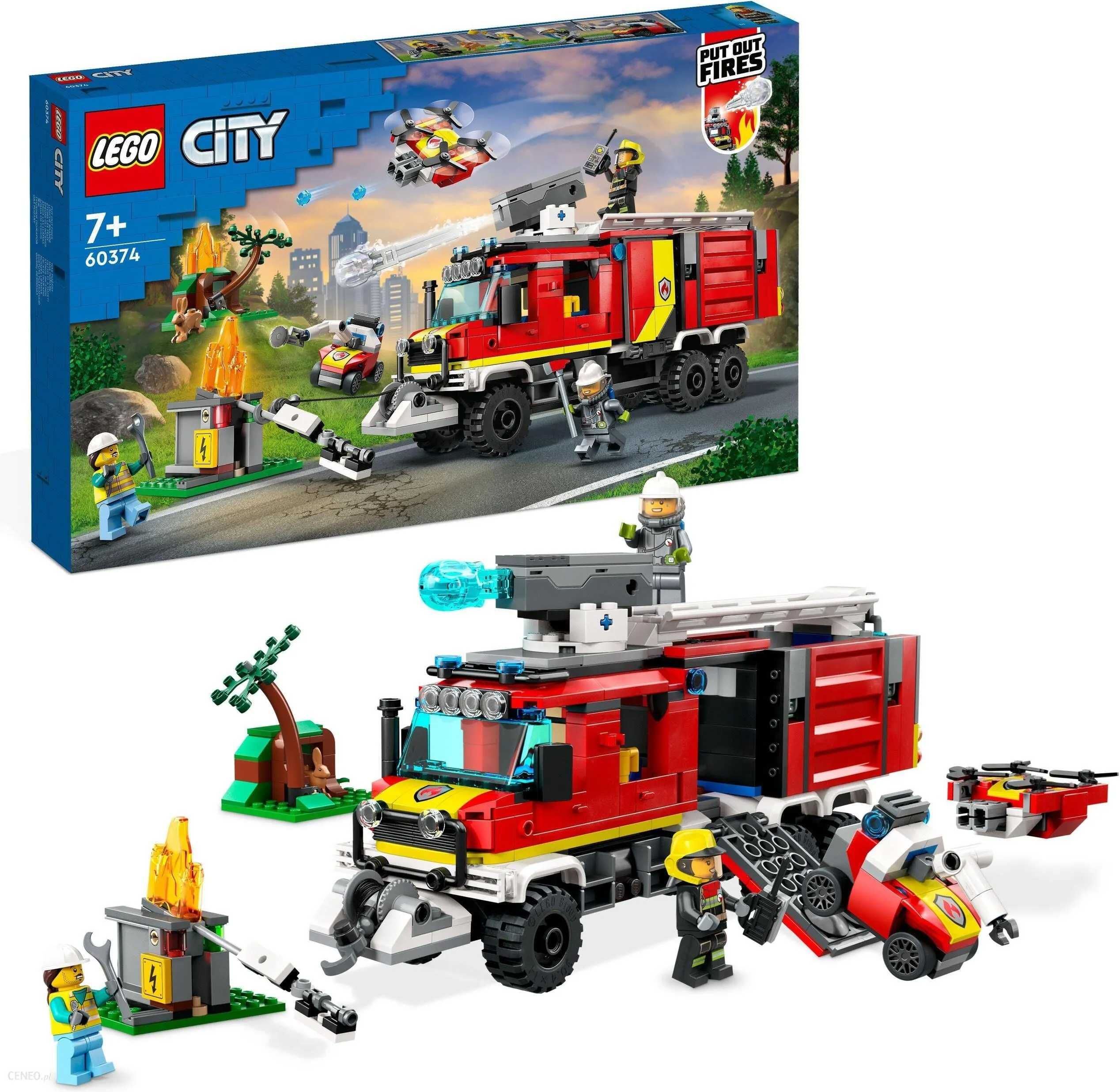 LEGO CITY Terenowy pojazd straży pożarnej 60374