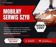 GWARANCJA>Mobilna wymiana szyb samochodowych i maszyn. Konkurencyjne c