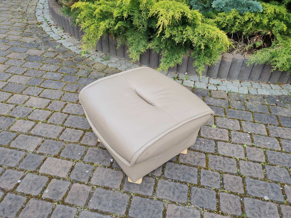 Skórzana pufa Puf Siedzisko