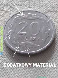 20 GROSZY 2020 R., Polska. #DESTRUKT Menniczy N°1 #Dwustronny #POLECAM