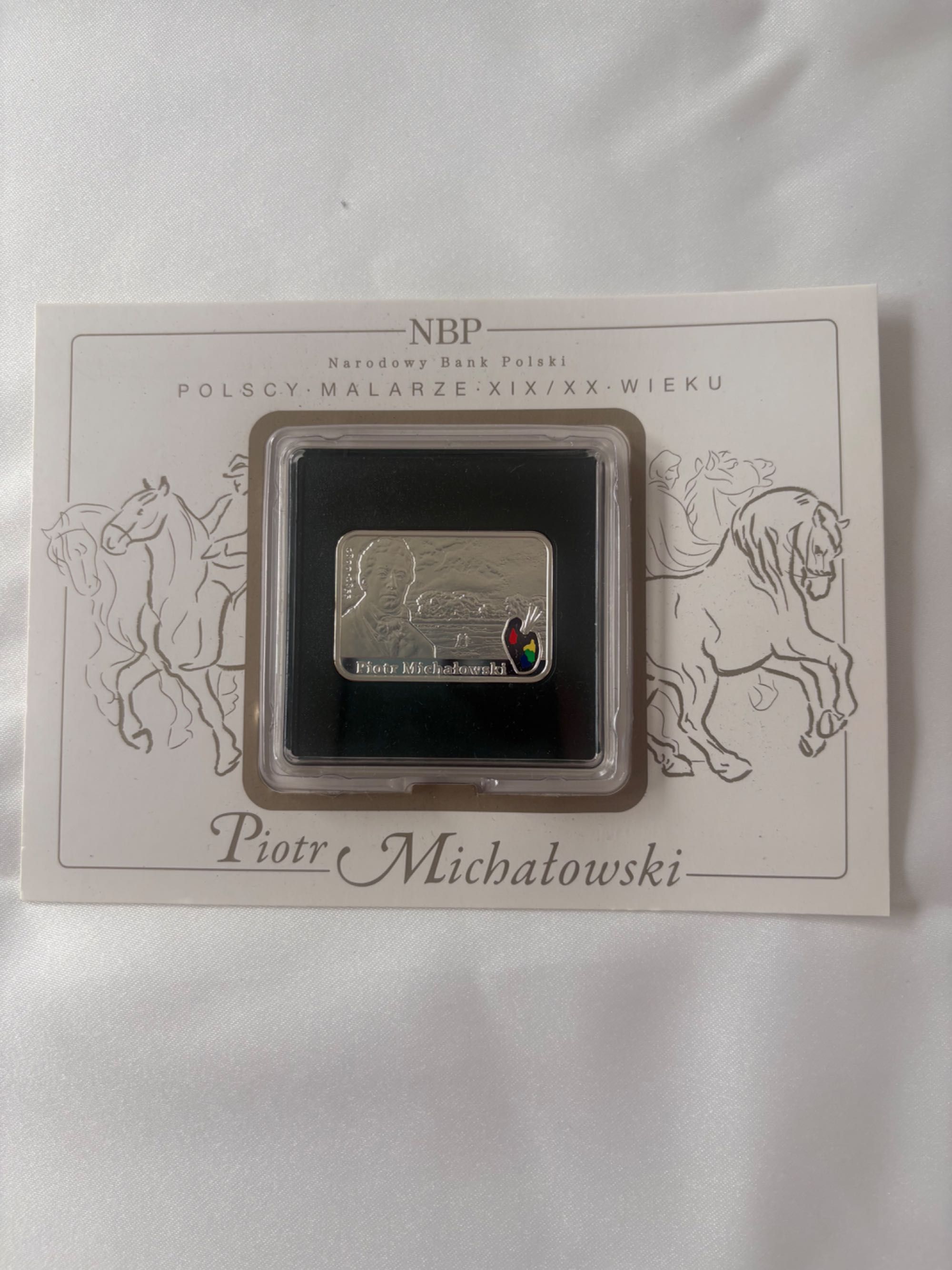 Srebrna moneta „ Piotr Michałowski”