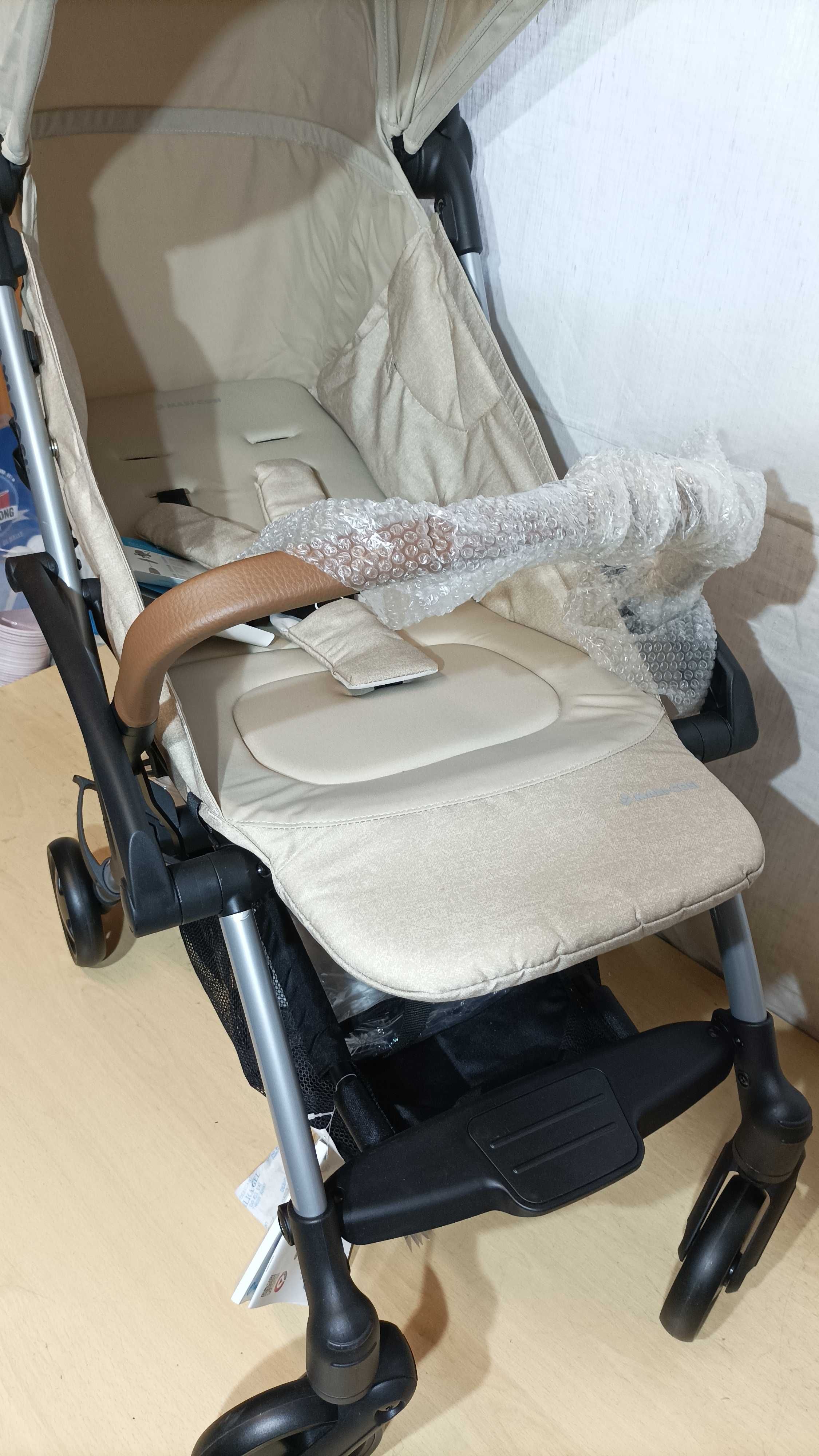 wózek MAXI COSI LAIKA beige, beżowy wózek spacerowy LEKKI, NOWY