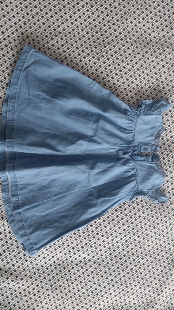 Sukienka niebieska M&S 98