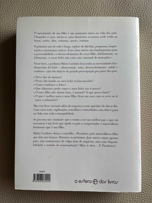 Livro "O Grande Livro da Gravidez" Mário Cordeiro