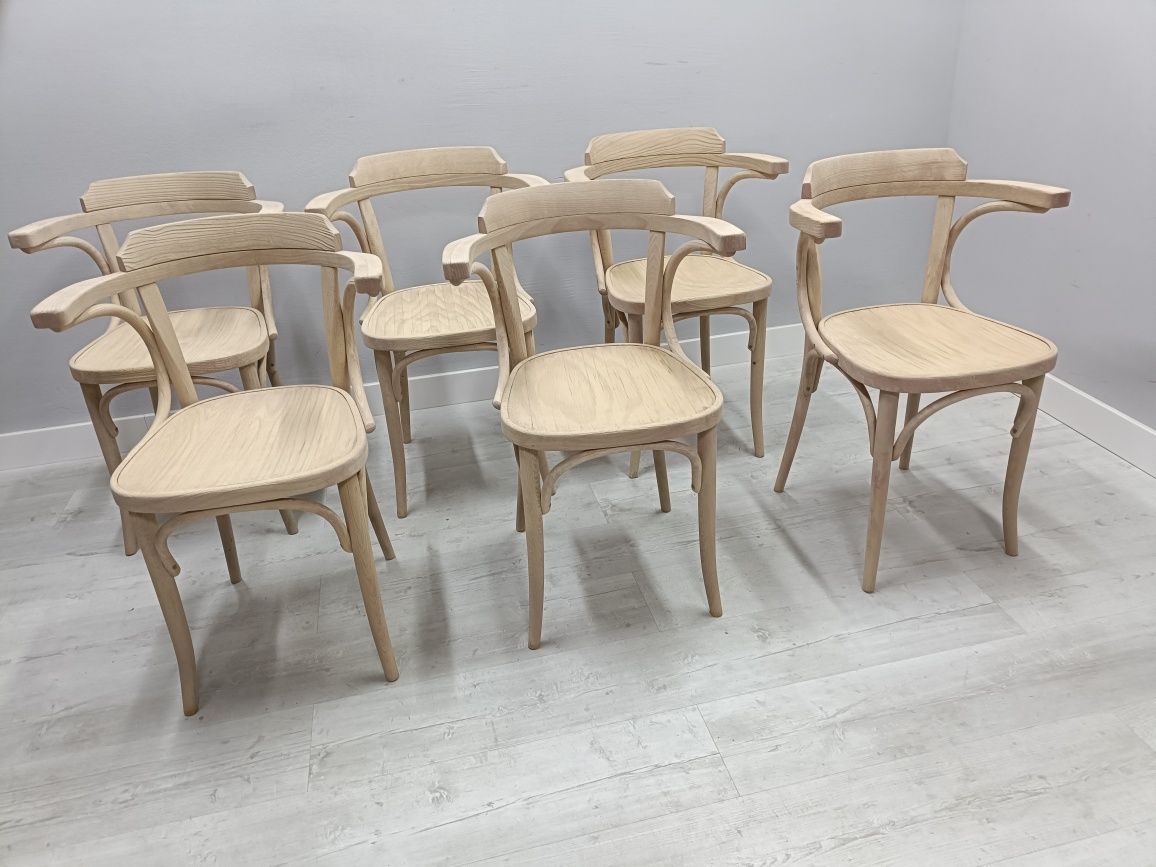 Krzesła Thonet Fameg Radomsko wyszlifowane do malowania