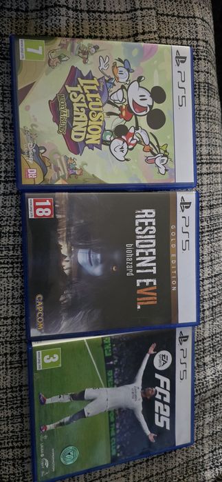 Jogos ps5 e auscultadores da ps4