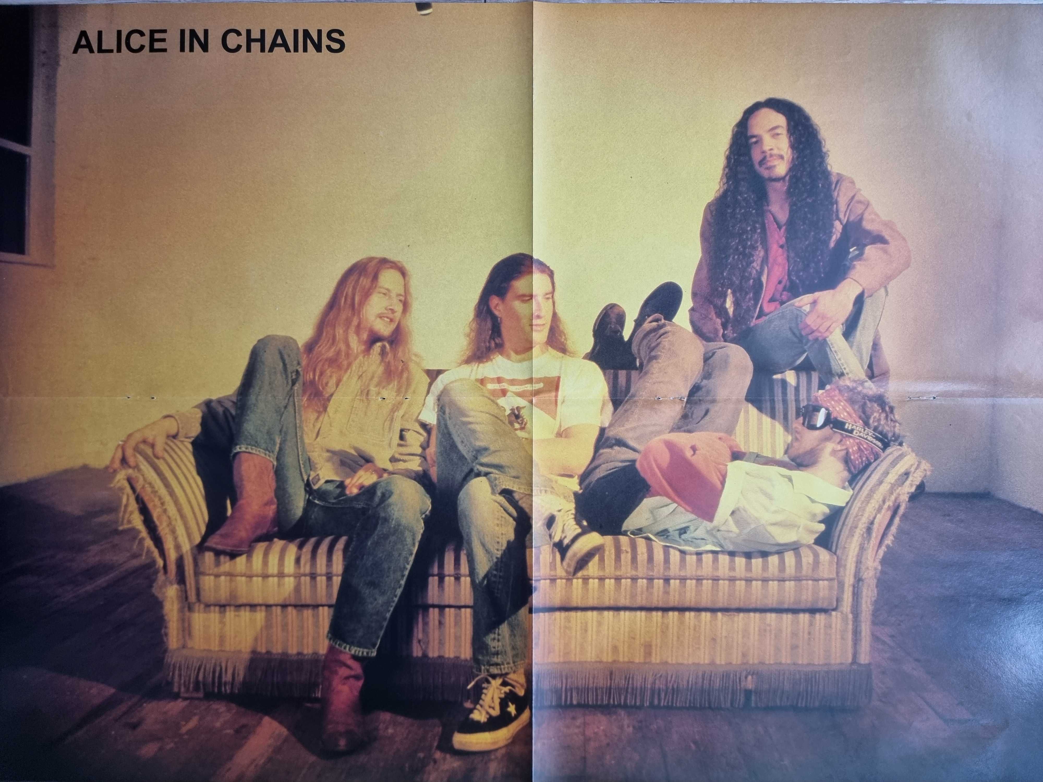 UNIKAT! Metal Hammer 4/1996 - Fear Factory, Plakat: Alice In Chains