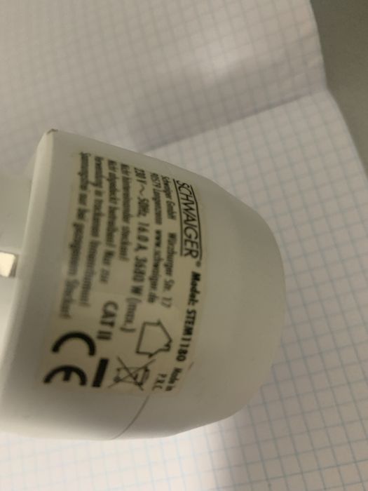 Розетка для вимірювання електроенергії 3680Вт білий Silver Crest