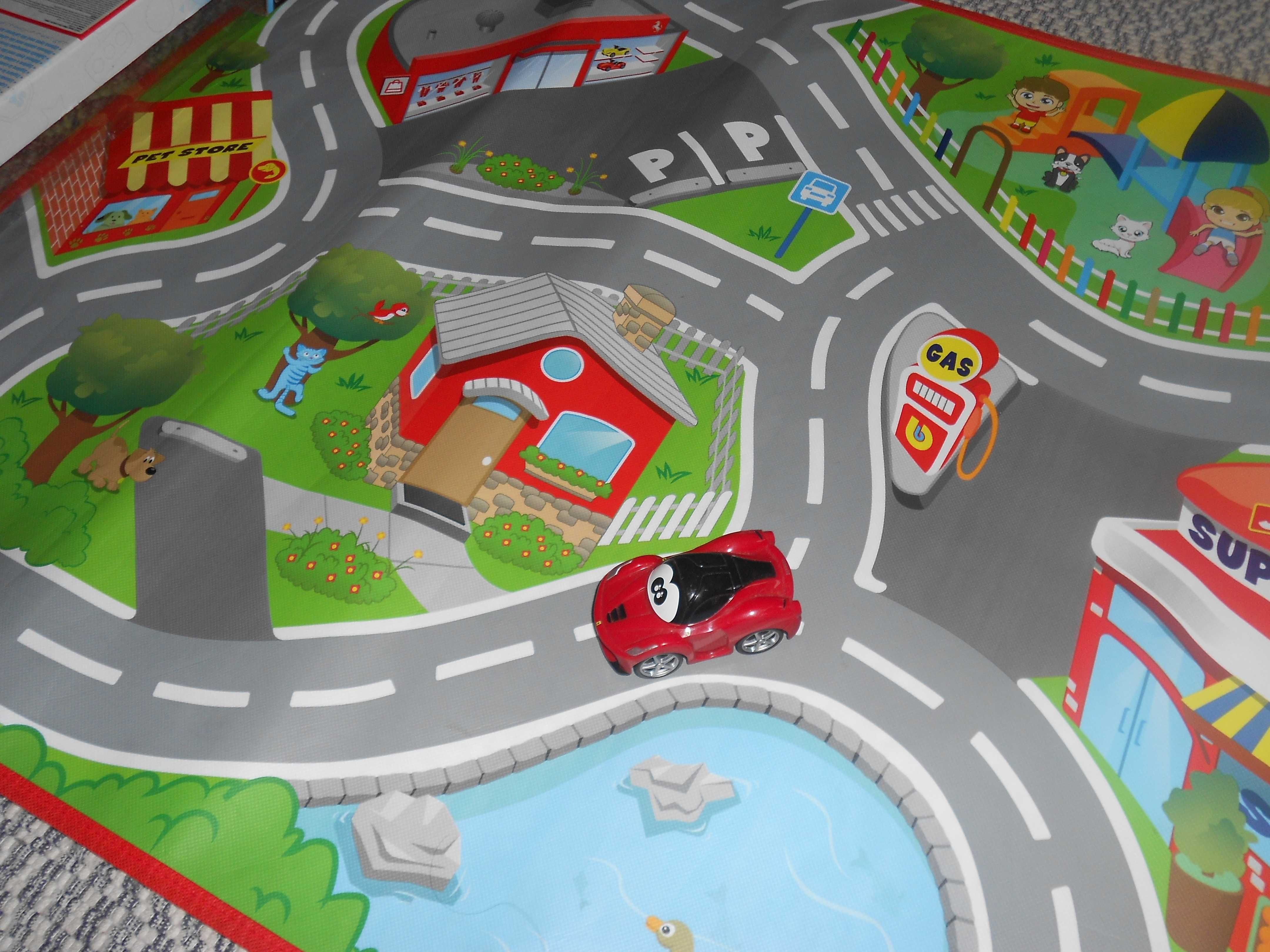 Tapete pista de brincar com carro