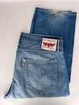 Vintage Levi's 504 W36 L34 męskie jeansy straight fit jasnoniebieskie