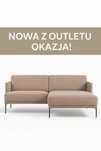 Narożnik - Sofa narożna Westwing „Fluente” (prawostronna) – okazja!