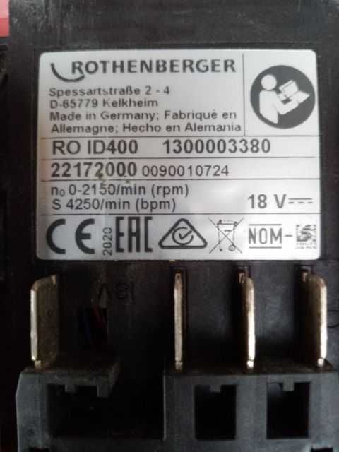 Klucz udarowy ROTHENBERGER 18V