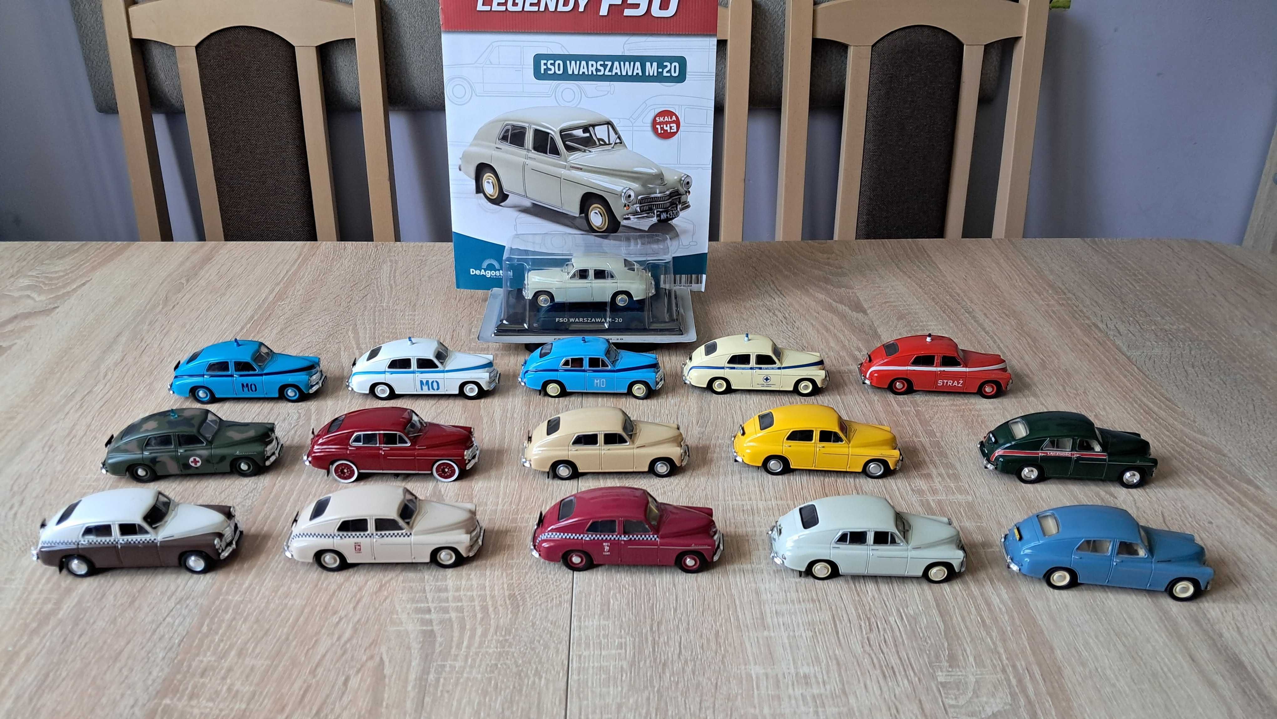 Legendy FSO Warszawa M-20 - nowy, gazetka. 1:43