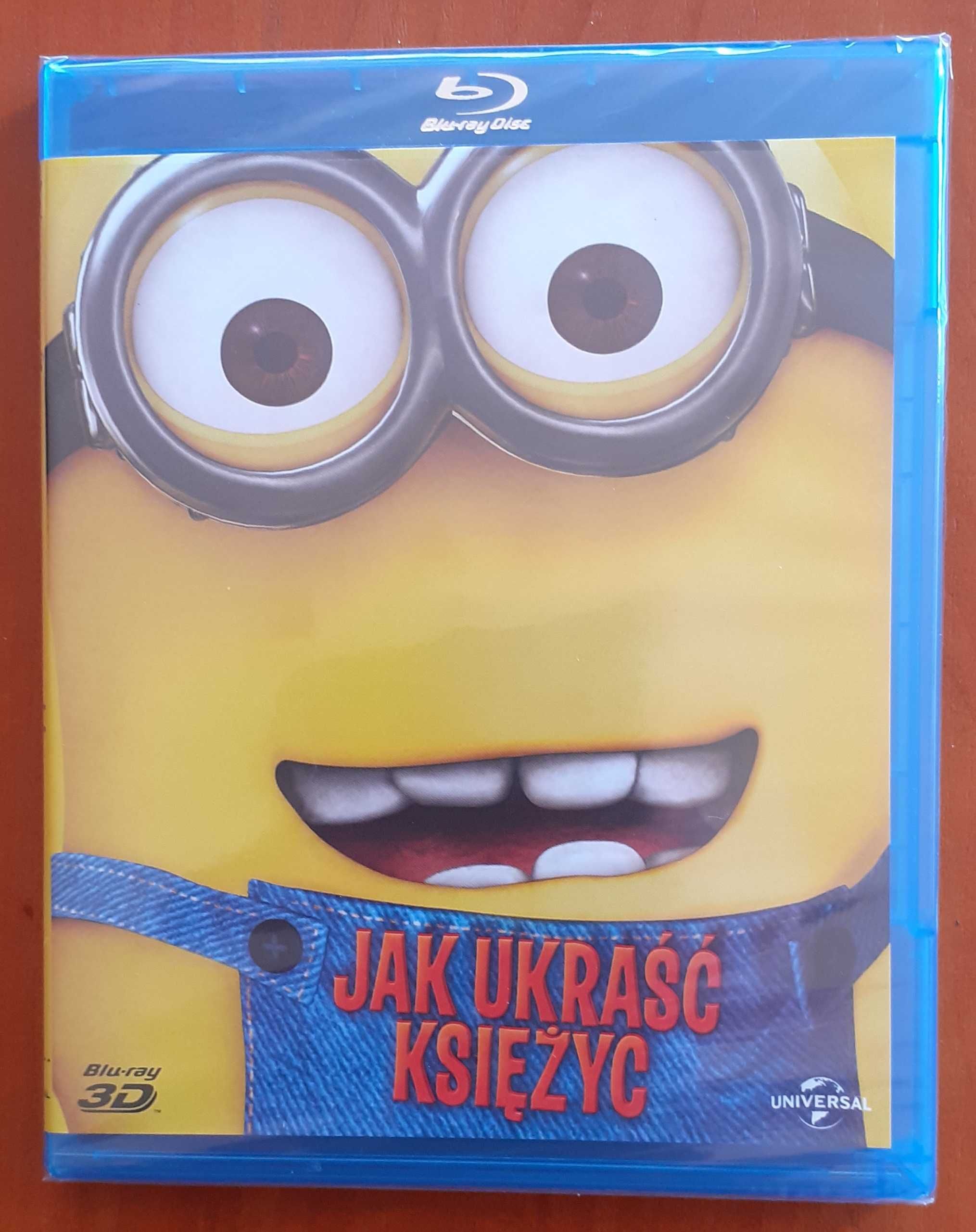 Film Minionki Jak ukraść księżyc Blu Ray 3D + Blu Ray 2D dla dzieci