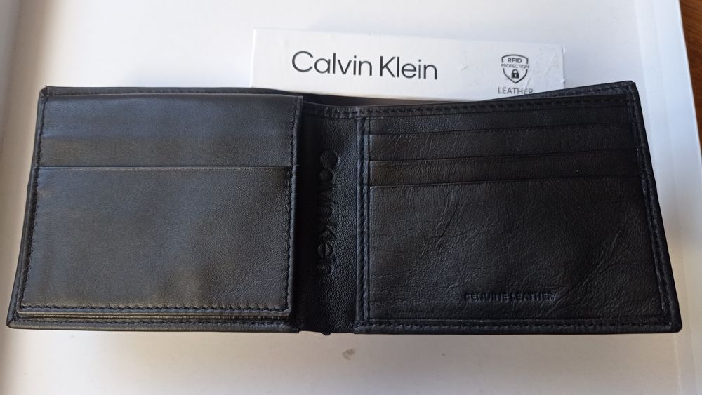 Calvin Klein portfel męski skórzany.