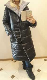 Куртка двухстороння зимова М розмір. Ціна 800грн