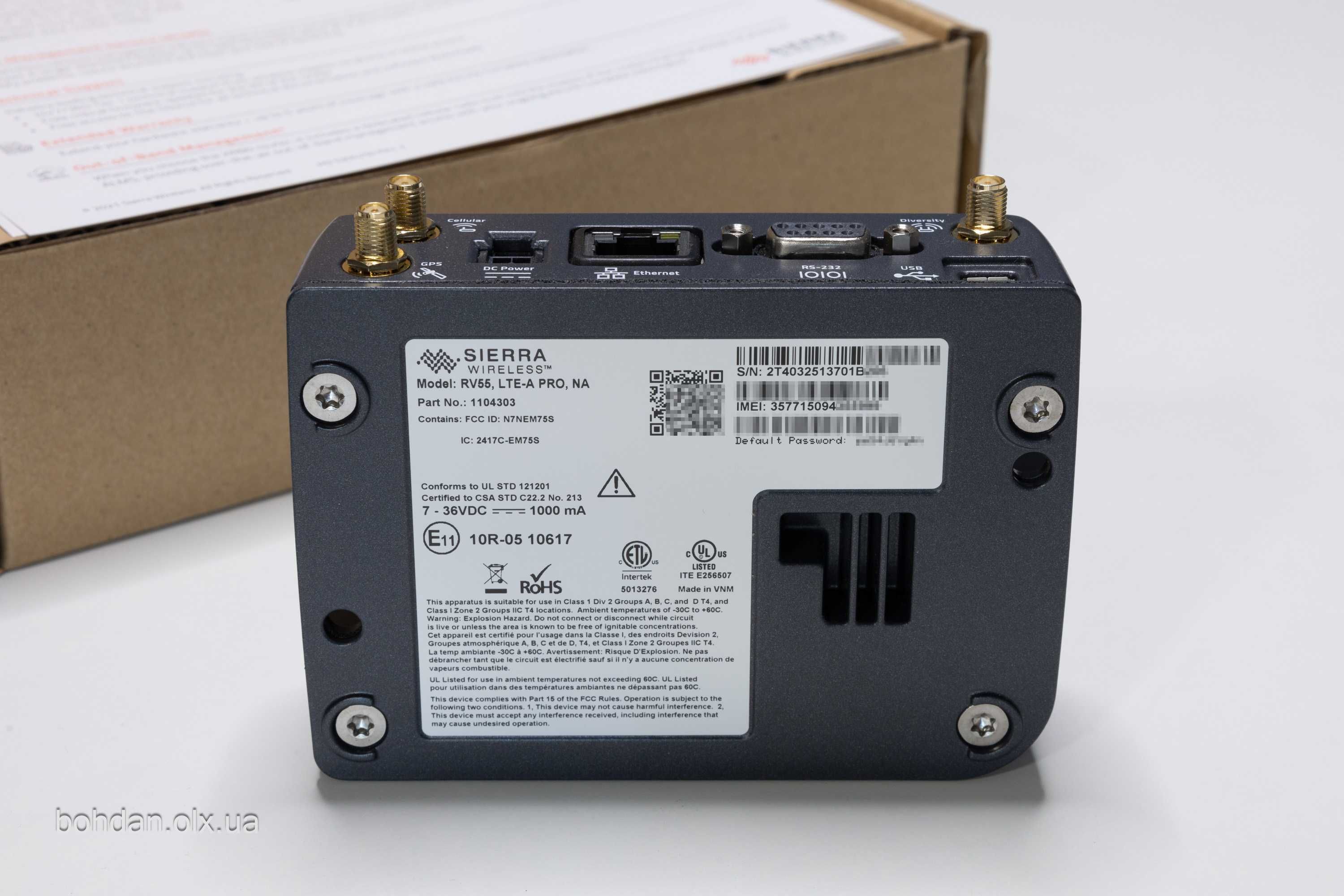 LTE-Ethernet-модем Sierra Wireless AirLink RV55 LTE-A PRO NA EM7511