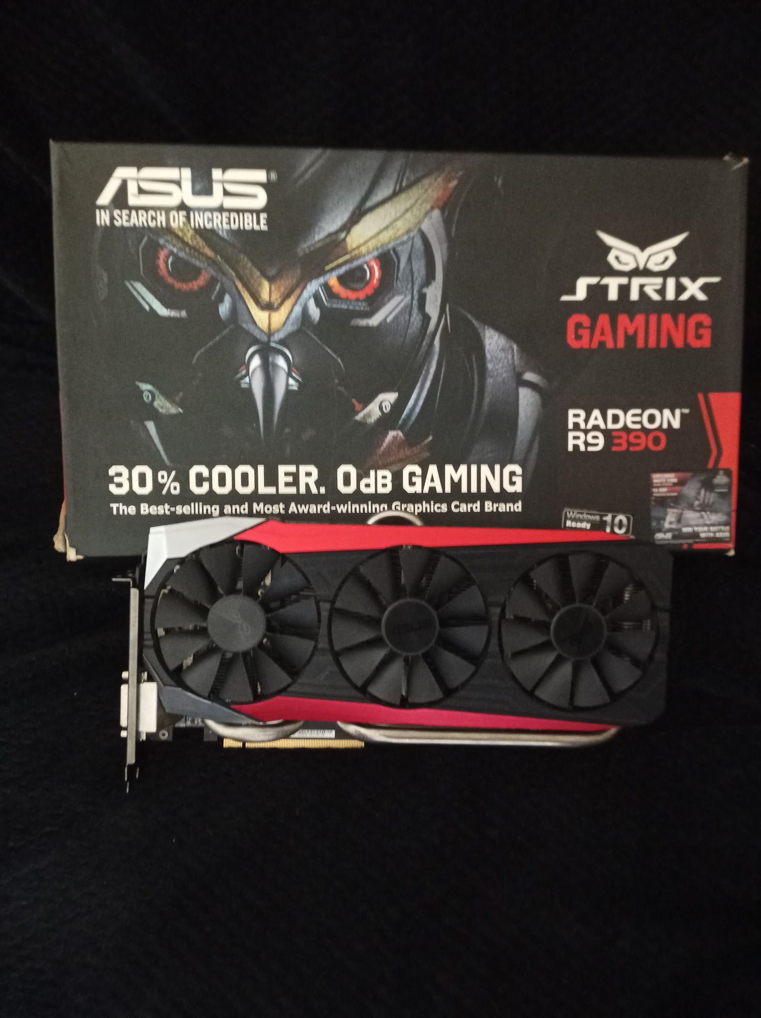 ASUS r9 390 8gb para peças