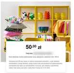 Ikea voucher bon 50zł