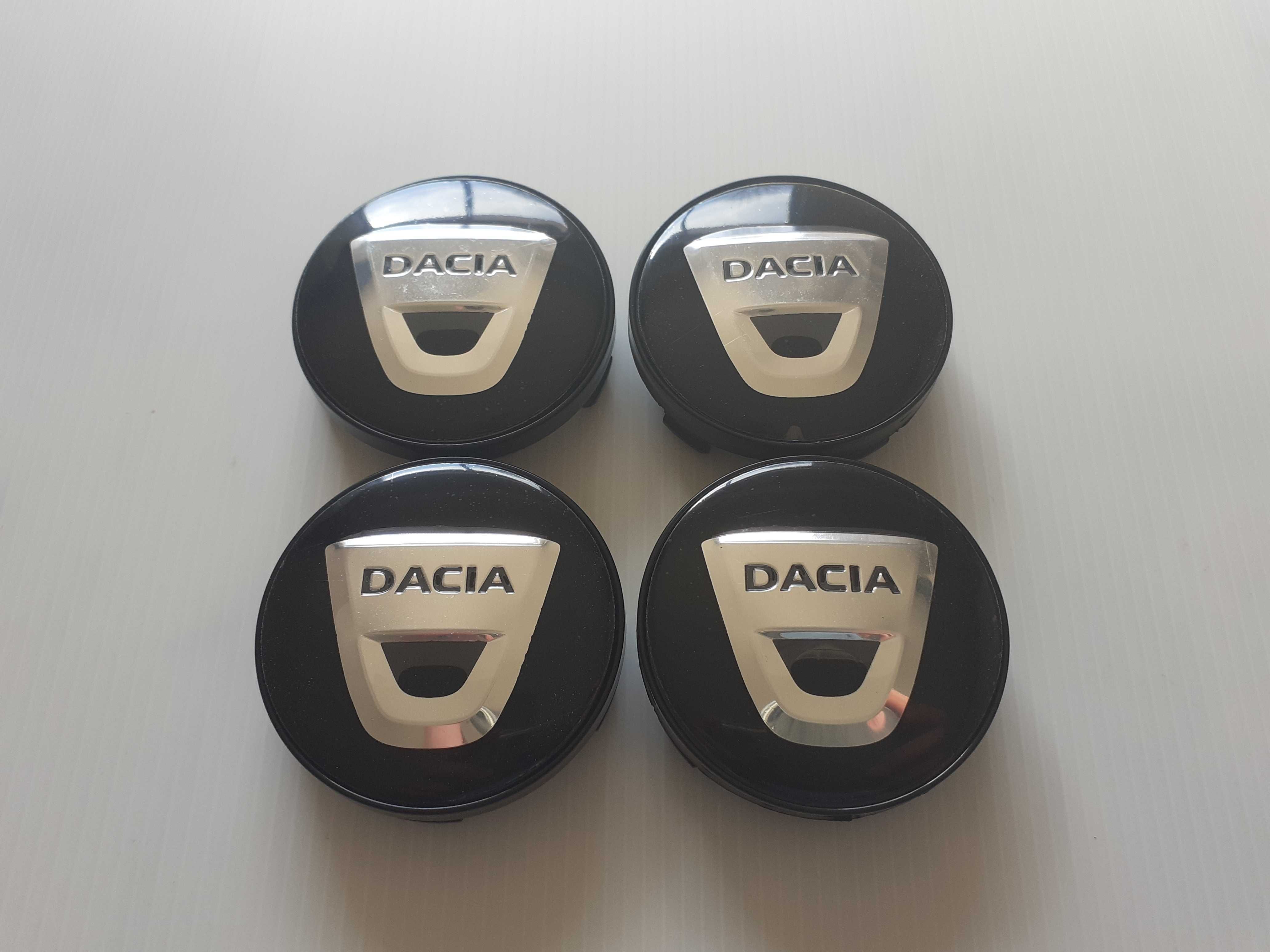 Centros/tampas de jante completos Dacia com 56 e 60 mm
