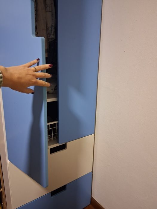 Armário  2 gavetas + 1 metálica STUVA