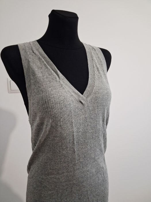 Allsaints szara tunika damska M