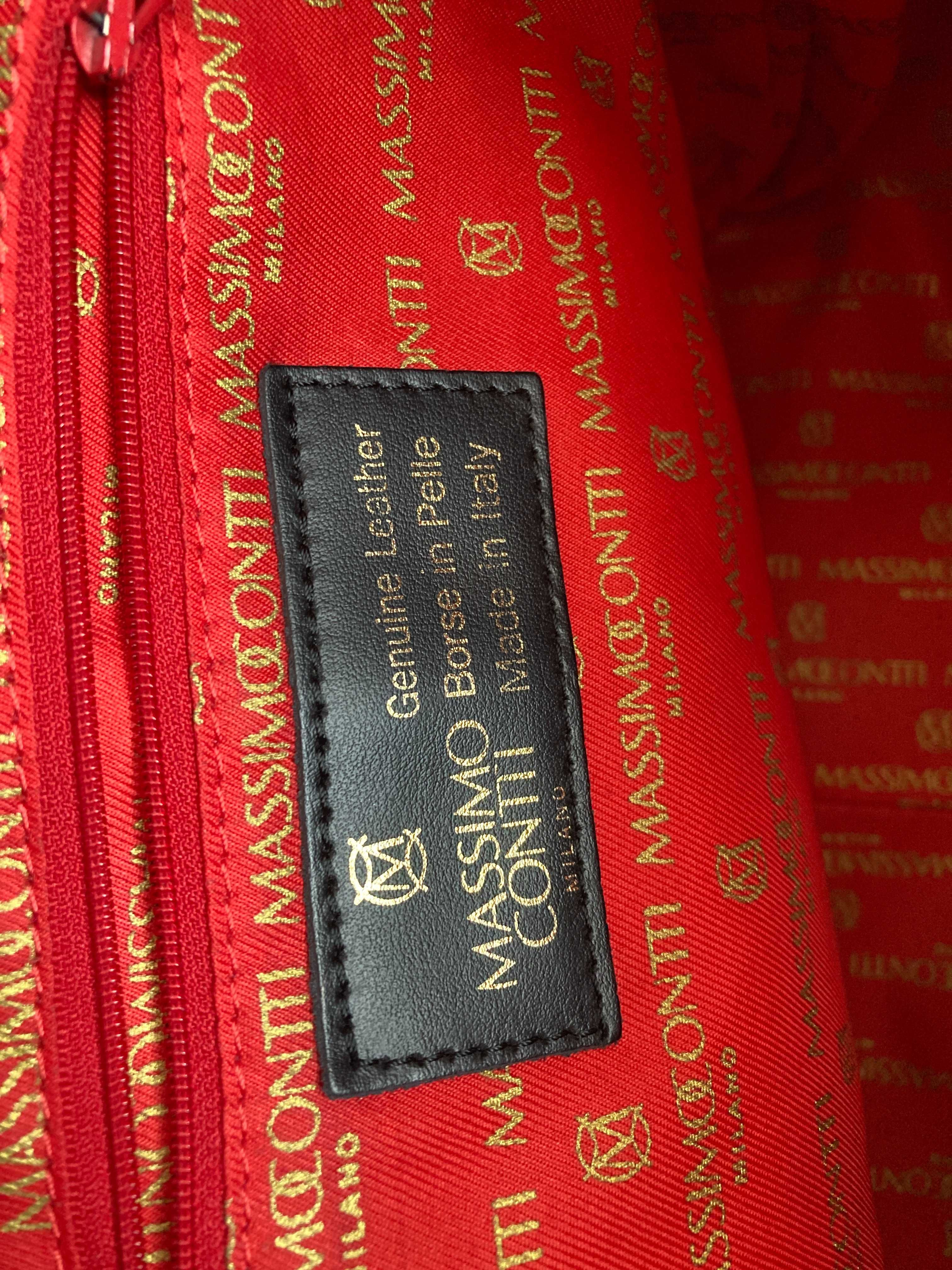 Massimo CONTTI torebka shopper skóra nat