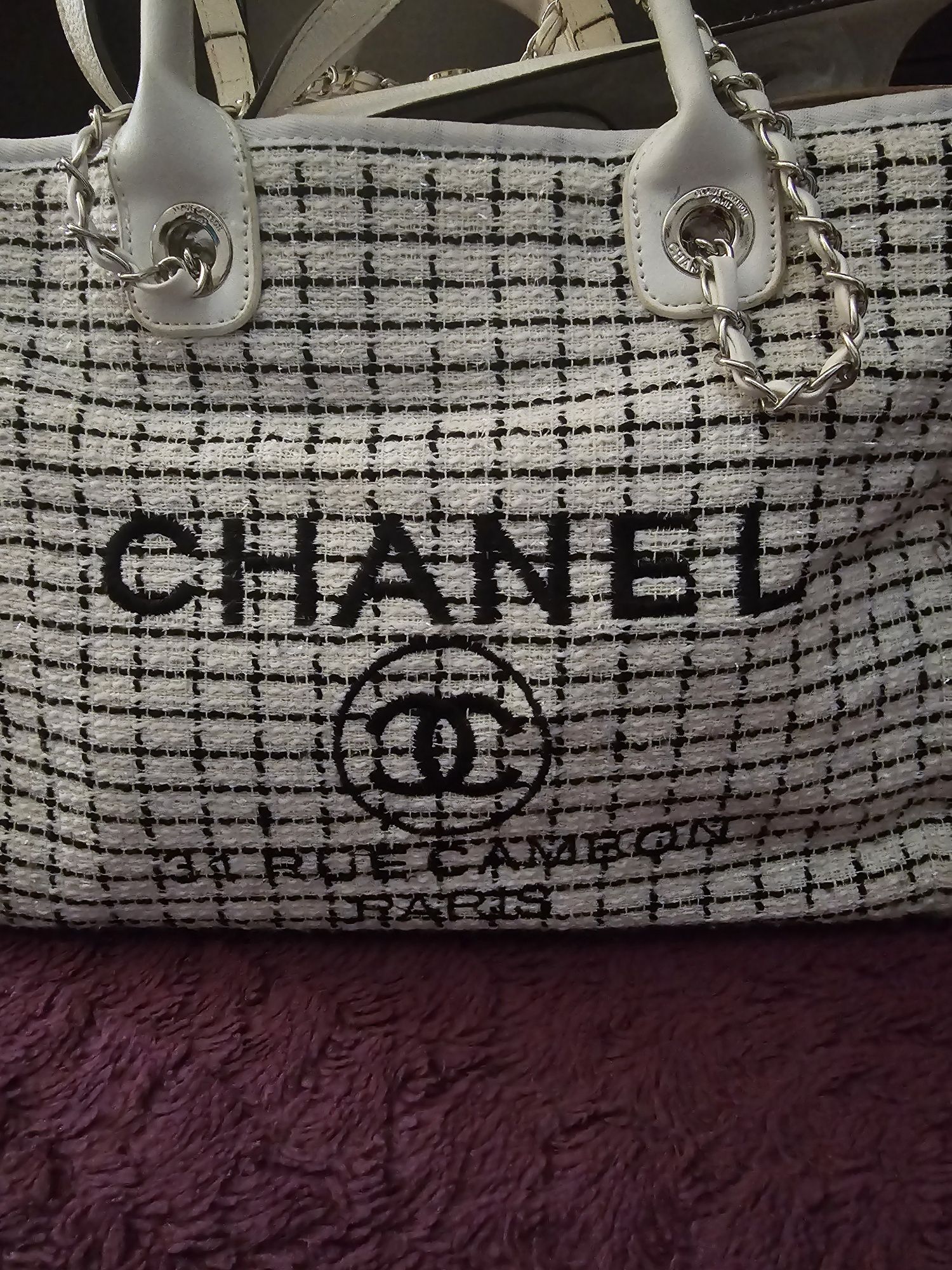 Mala tote bag branca