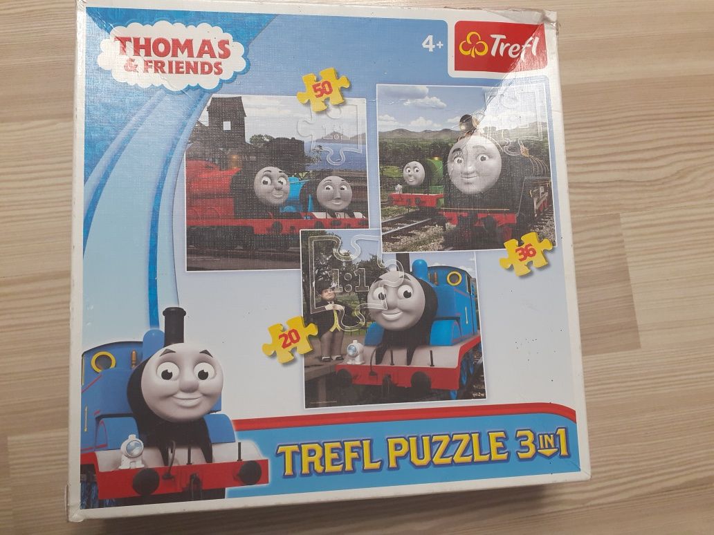 Puzzle  3 w 1 sztuk 50,36,20 (trzy obrazki)