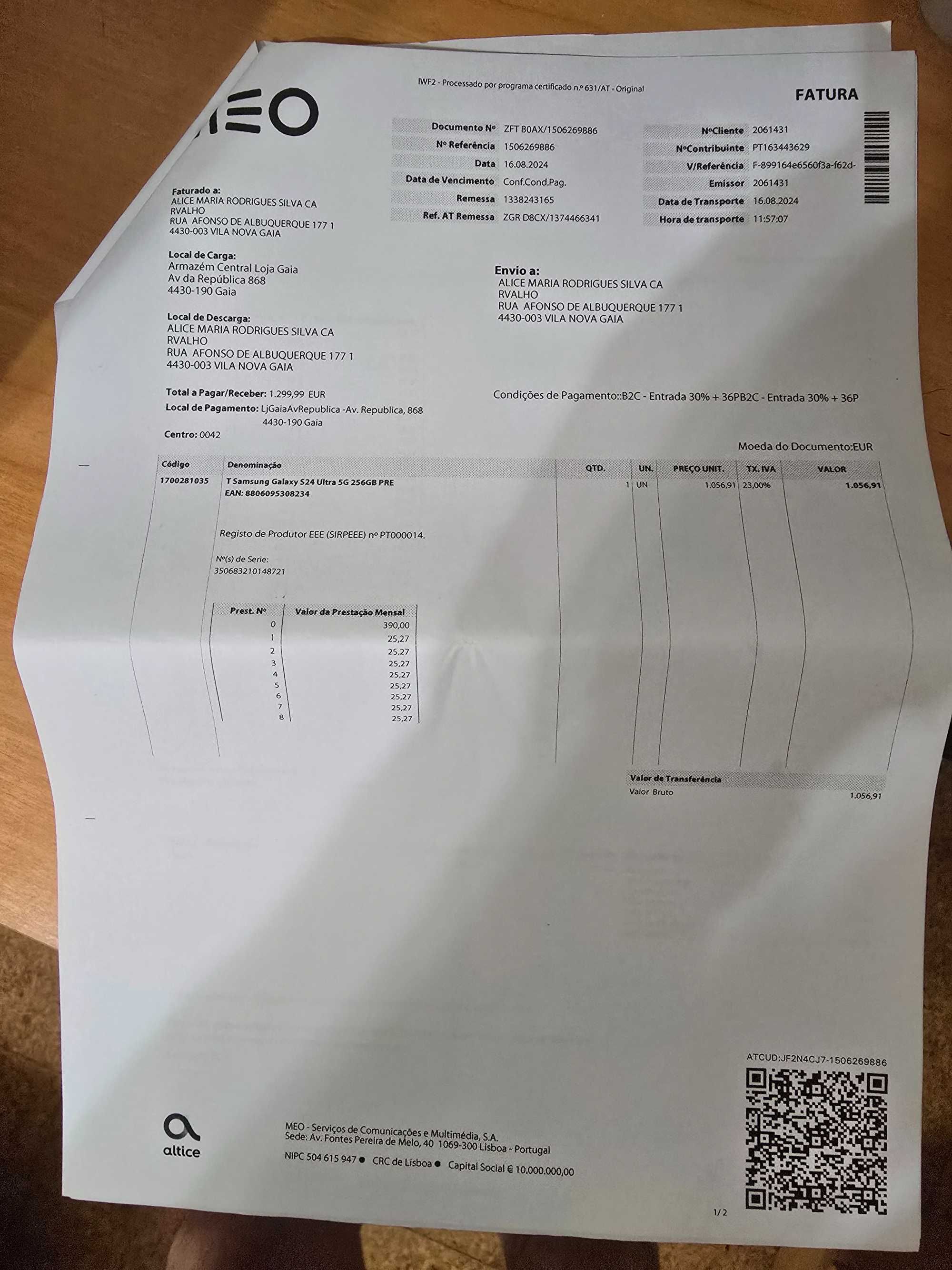 Samsung Galaxy s24 ultra 256gb 5g Desbloqueado