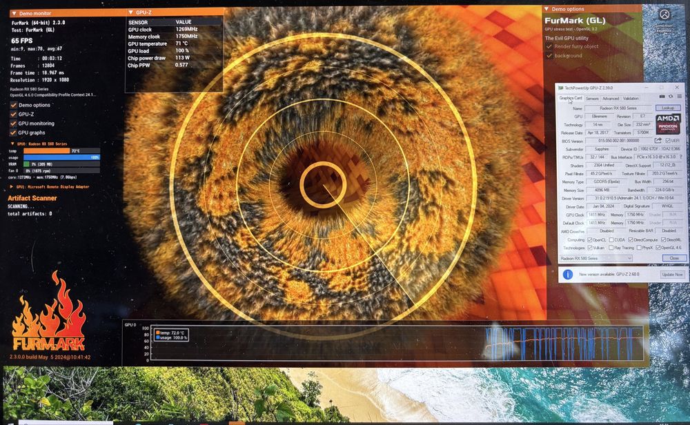 Відеокарта AMD SAPPHIRE NITRO+ RX 580 4gb