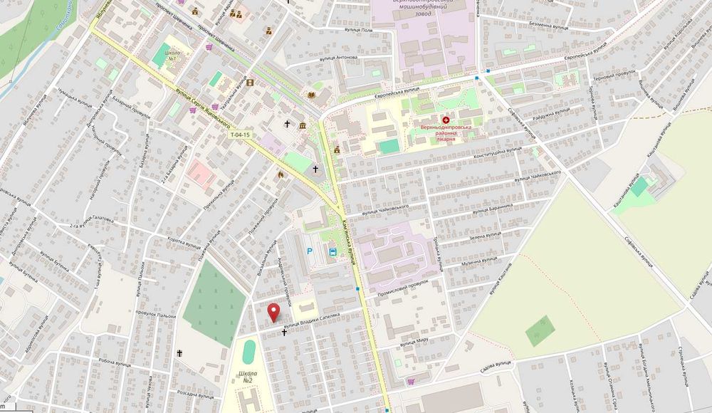 Комплекс будівель 190м+141м Венхньодніпровськ, вул.Сапеляка (Щорса) 12